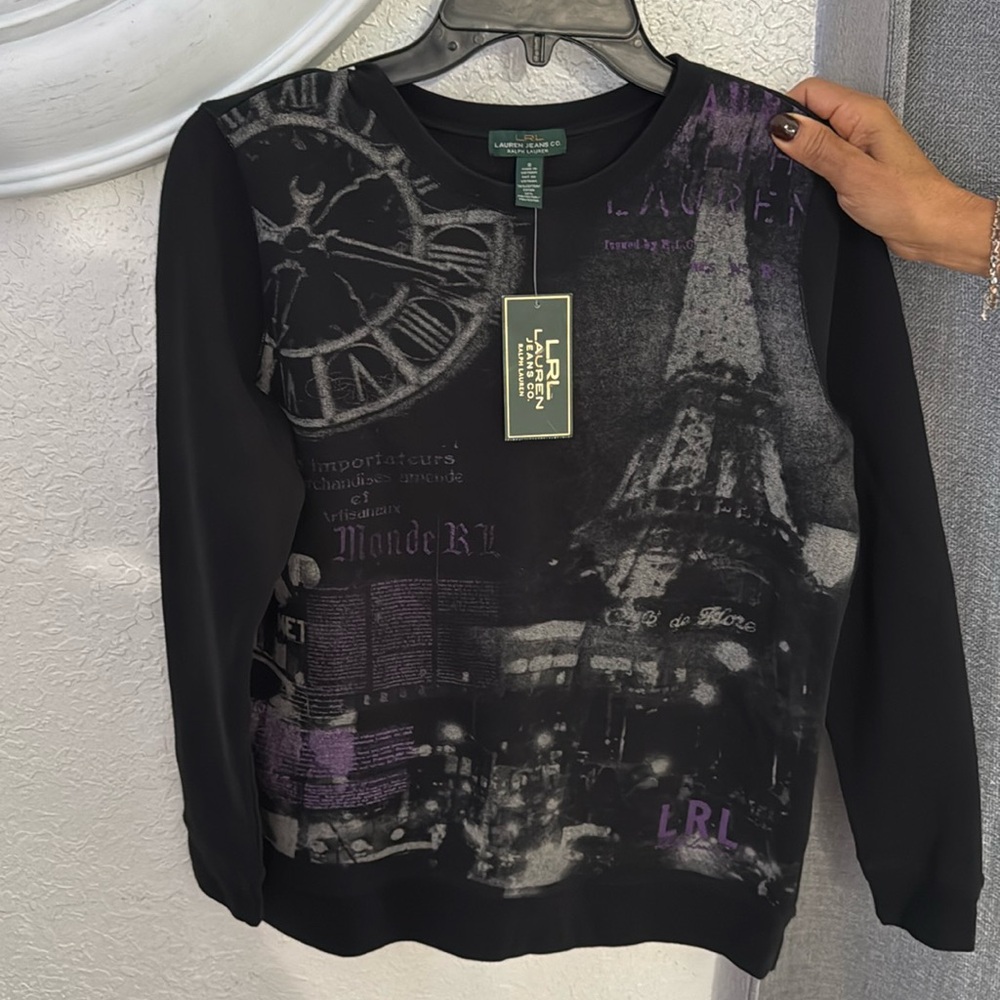 Ralph Lauren Black Sweater Size S